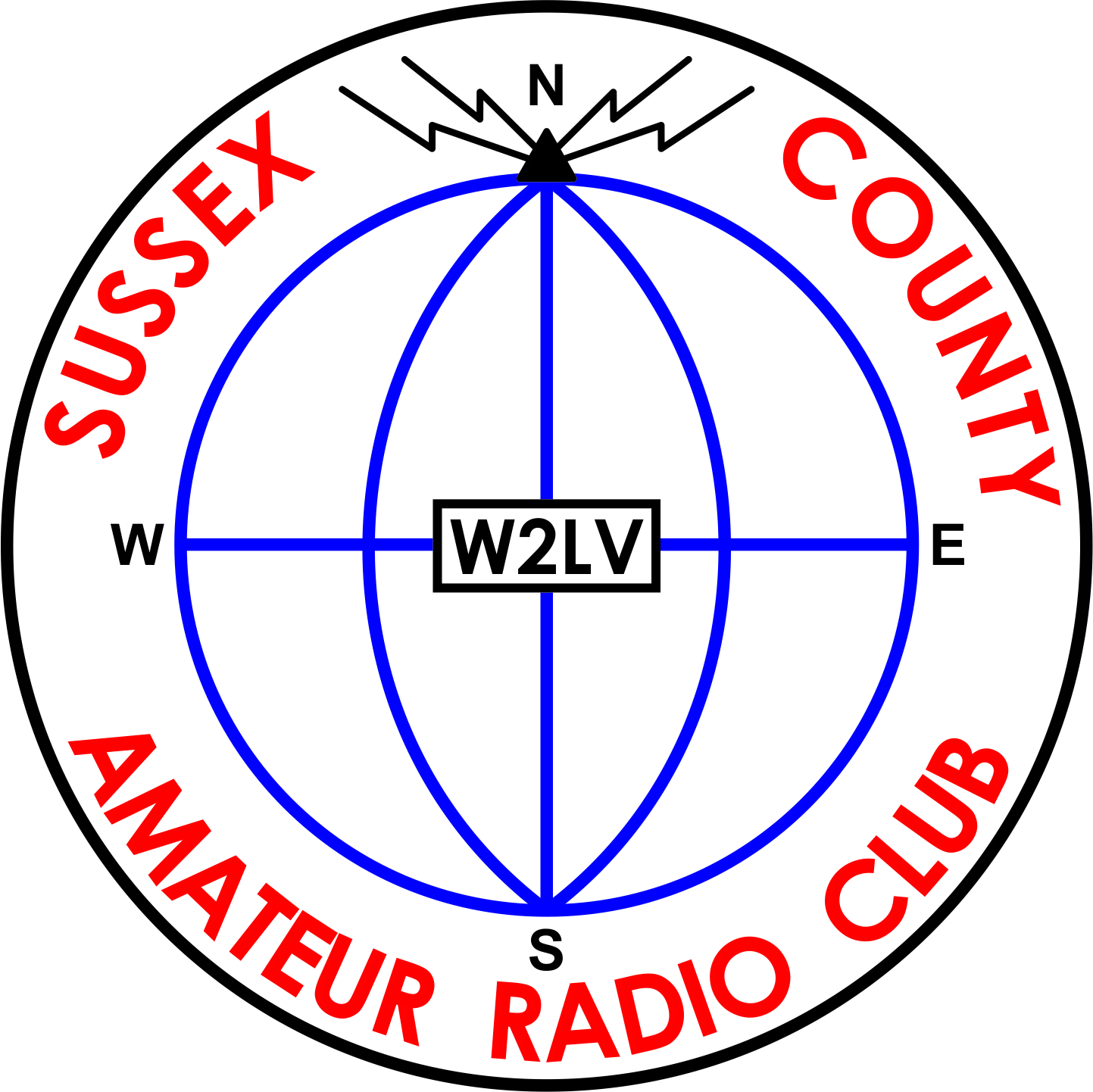 Sussex County Amateur Radio Club logo